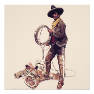 “Mexican Cowboy” by W Herbert Dunton Photo Print