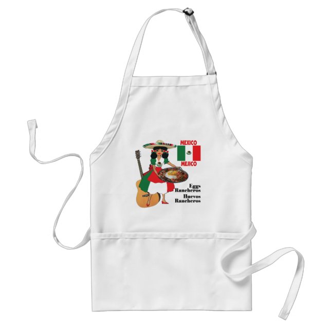 Mexican Cuisine aprons - Huevos Rancheros (Front)