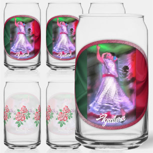 Mexican Dancer 0175 Can Glass