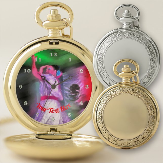 Mexican Dancer 0175 Pocket Watch (Creator Uploaded)