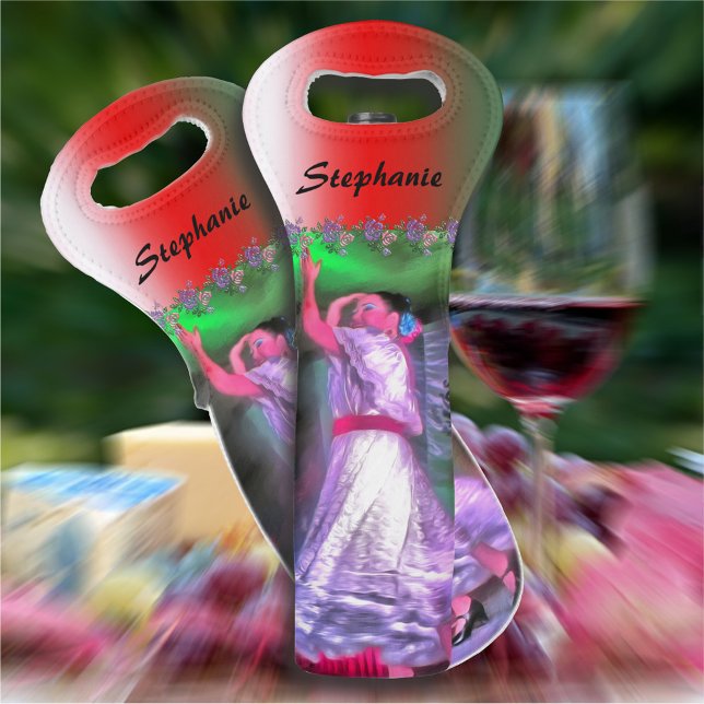 Mexican Dancer 0175 Wine Bag (Creator Uploaded)