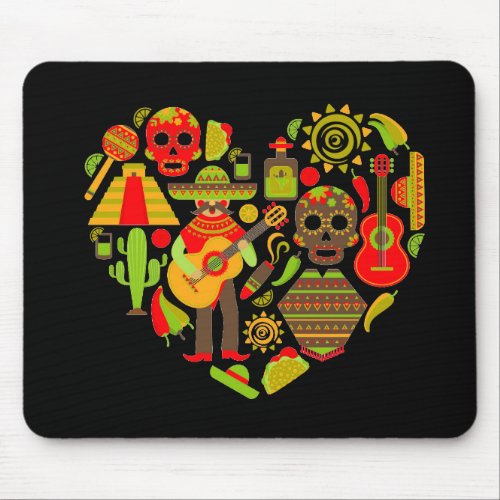 Mexican day of the dead Mexico Mouse Pad