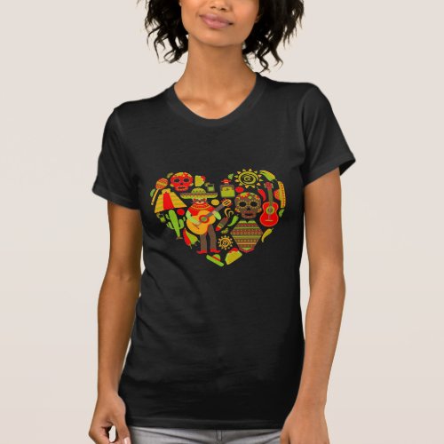 Mexican day of the dead Mexico T_Shirt