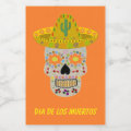 Mexican Day of the Dead Skull Custom Food Label | Zazzle