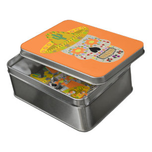 Mexican Day of the Dead Skull  Jigsaw Puzzle