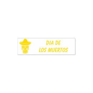 Mexican Day of the Dead Skull Pocket Stamp