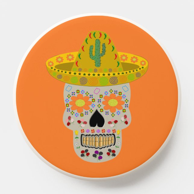 Mexican Day of the Dead Skull  PopSocket (Popsocket)