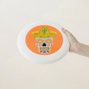 Mexican Day of the Dead Skull Wham-O Frisbee