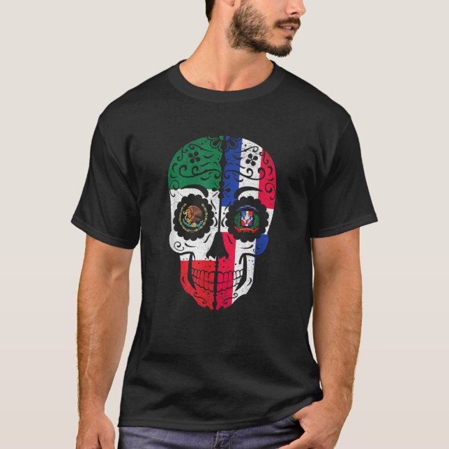 Mexican Dominican Flag Mexico Dominican Republic S T-Shirt (Front)