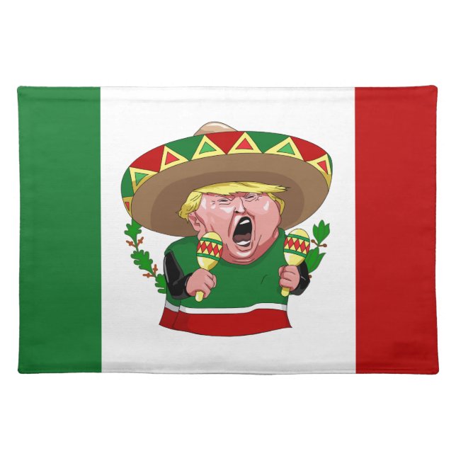 mexican donald trump cloth placemat (Front)