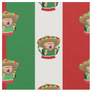 mexican donald trump fabric