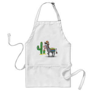 Mexican Donkey Adult Apron