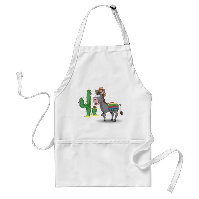Mexican Donkey Adult Apron (Front)