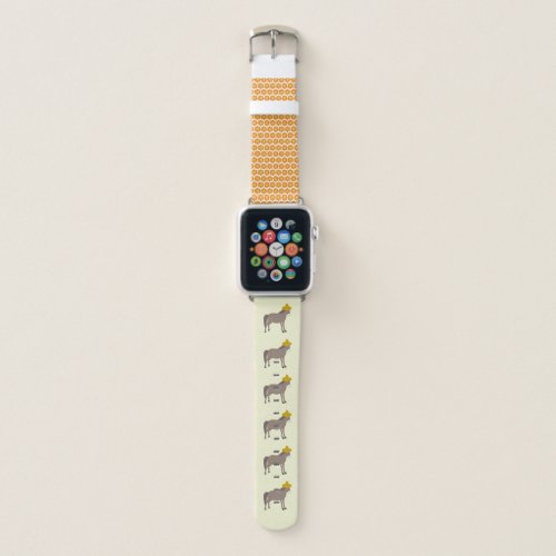 Mexican Donkey Day of the Dead Apple Watch Band