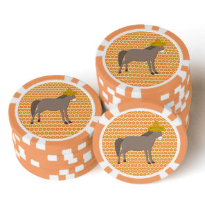 Mexican Donkey Day of the Dead Poker Chips