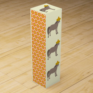 Mexican Donkey Day of the Dead Wine Box