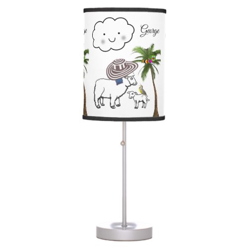 Mexican Donkey Dog Clouds Decorative Lamp Shade