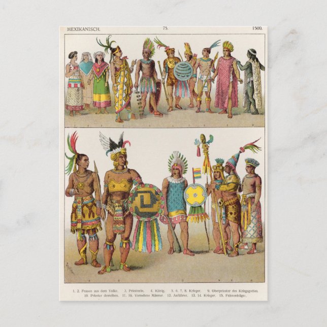 Mexican Dress Postcard (Front)