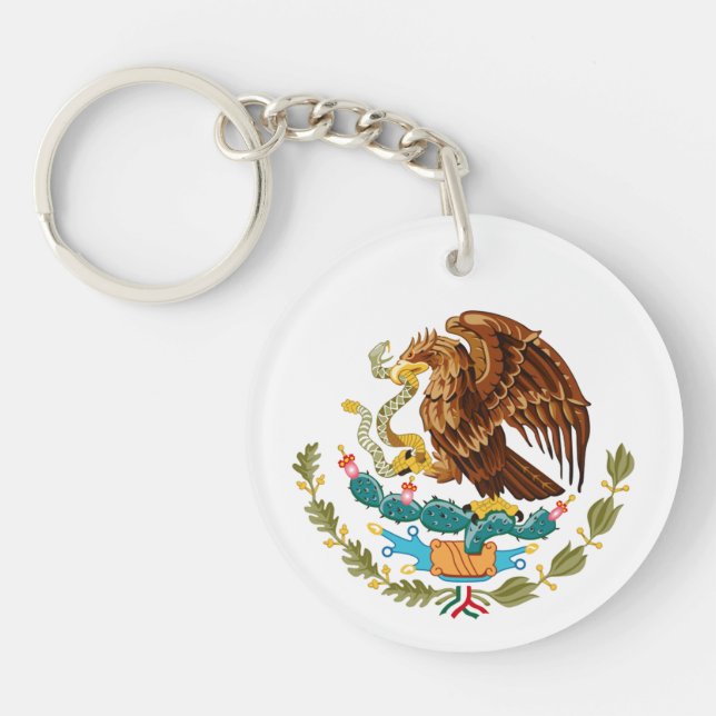 Mexican Eagle Keychain (Front)