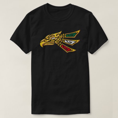 Mexican Eagle Tribal Style Hecho En Mexico  T_Shirt