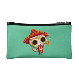 Mexican El mariachi Cute Cat Makeup Bag