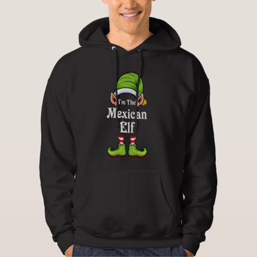 Mexican Elf Matching Family Group Christmas Party  Hoodie