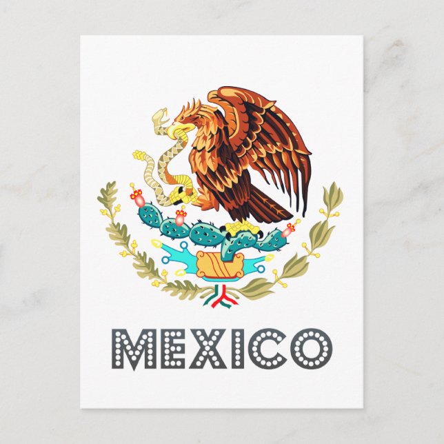 Mexican Emblem Postcard (Front)