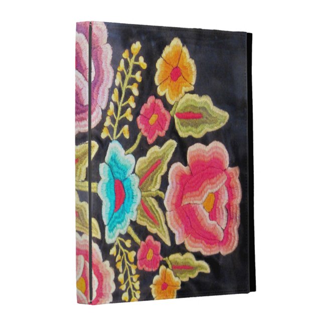 Mexican Embroidery design iPad Case (Front Spine)