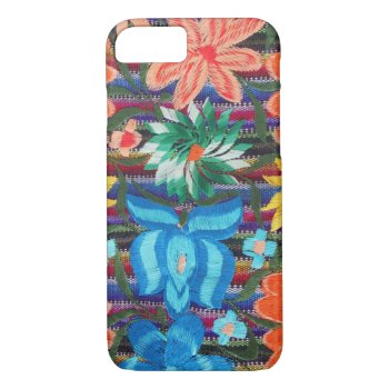 Mexican Embroidery Design Iphone 7/8 Case by beautyofmexico at Zazzle