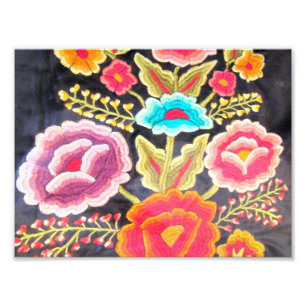 Mexican Embroidery design Photo Print
