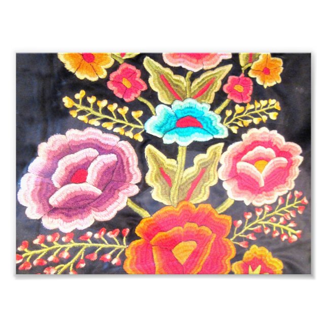 Mexican Embroidery design Photo Print (Front)