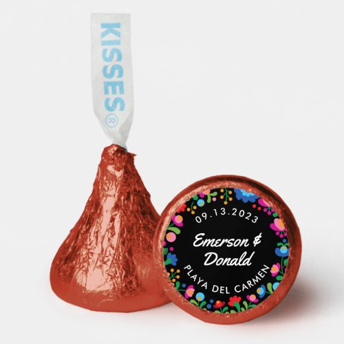 Mexican Embroidery Hersheys Kisses Wedding Favor