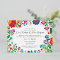 Mexican Embroidery Wedding Rehearsal Dinner Foil I