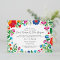 Mexican Embroidery Wedding Rehearsal Dinner Foil I