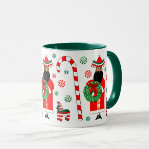 Mexican Feliz Navidad Santa Mug