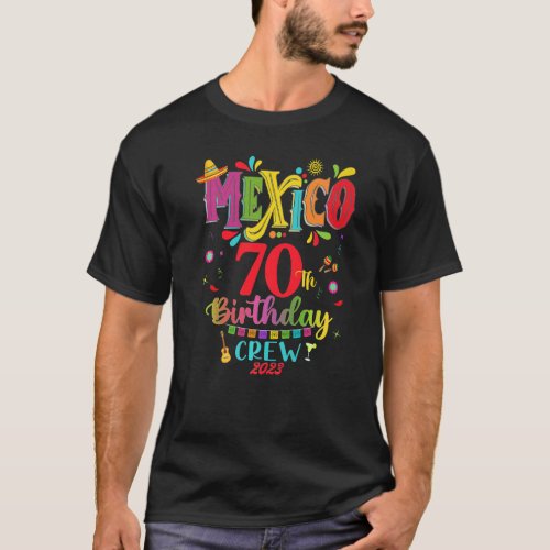 Mexican Fiesta 50th Bday Matching Group  8 T_Shirt