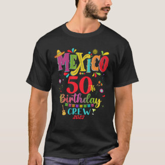 Mexican Fiesta 50Th Bday Matching Group T-Shirt