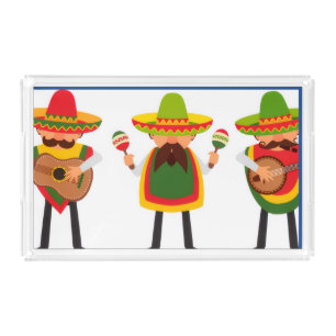 Mexican Fiesta Acrylic Tray