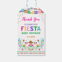 Mexican Fiesta Baby Shower Bridal Party Favors Gift Tags