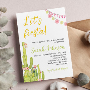 Mexican Fiesta Baby Shower Invitation
