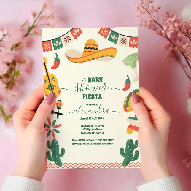 Mexican Fiesta Baby Shower Invitation (Creator Uploaded)
