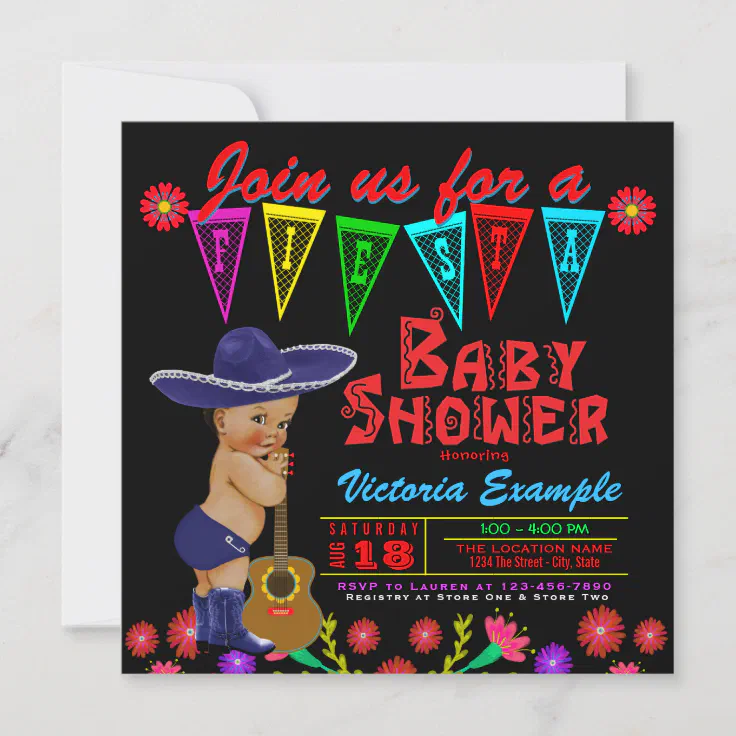 mexican birthday party invitations