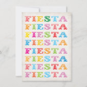 Mexican Fiesta Baby Shower invitations (Back)