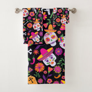Mexican Fiesta Bath Towel Set