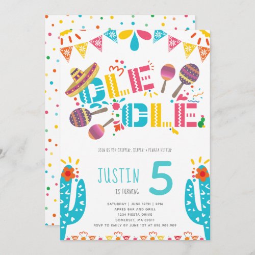 Mexican Fiesta Birthday Invitation