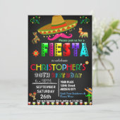 MEXICAN FIESTA BIRTHDAY INVITATION (Standing Front)