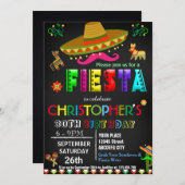 MEXICAN FIESTA BIRTHDAY INVITATION (Front/Back)