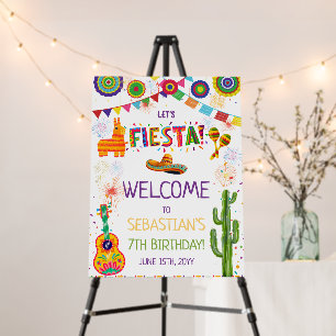 Mexican Fiesta Birthday Welcome Sign