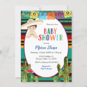 Mexican Fiesta Boy Baby Shower Invitation (Front)