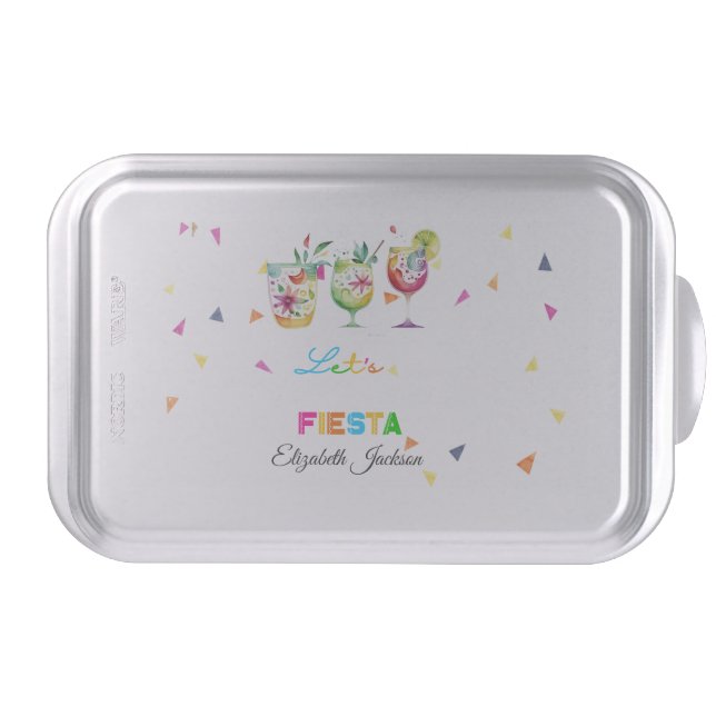 Mexican Fiesta Bridal Shower Cake Pan (Front)